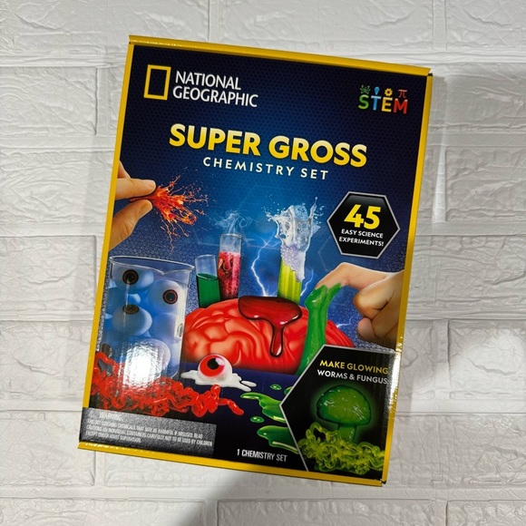 New National Geographic Super Gross Chemistry Set, STEM - Picture 8 of 11